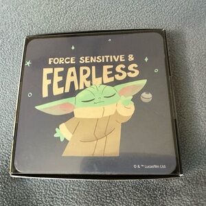 Disney Coaster Set with Blue and Yellow Baby Yoda Designs